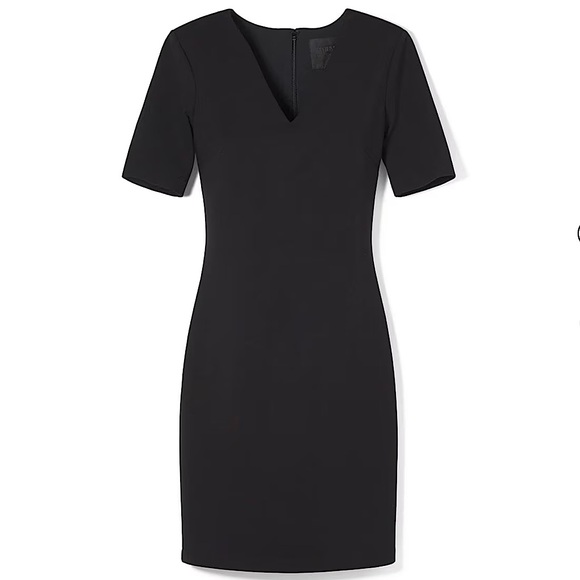 WHBM AURA BLACK SCULPTING SHEATH DRESS - Picture 3 of 14